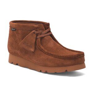 CLARKS Suede Wallabee Gore Tex Comfort Boots